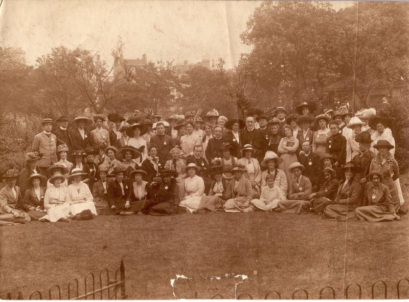 Church League for Women&#x27;s Suffrage meeting, Brighton 1913